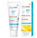 CRÈME SOLAIRE BÉBÉ BIO 50ML SPF 50+ ACORELLE | Aroma Beauté Lyon 4