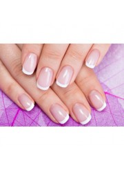 Pose de vernis French - Aroma Beauté Lyon 4