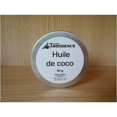 Huile de coco biologique 50gr - Abiessence| Aroma Beauté