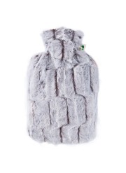 Bouillotte housse brun argent 1,8l Hugo Frosch | Aroma Beauté Lyon 4