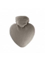 Bouillotte coeur à polaire grise Hugo Frosch | Aroma Beauté Lyon 4