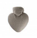Bouillotte coeur à polaire grise Hugo Frosch | Aroma Beauté Lyon 4