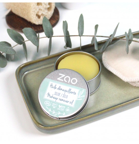 Huile démaquillante solide en boîte 802 | Zao Makeup