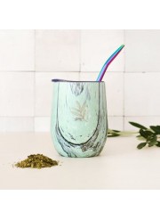 Calebasse isotherme verte et sa bombilla Orginal maté | Aroma