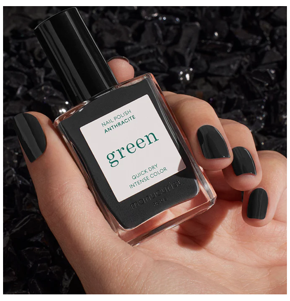 Vernis green Anthracite 15ml Manucurist | Aroma Beauté