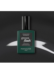 Vernis green flash Anthracite 15ml Manucurist | Aroma Beauté
