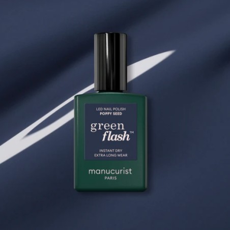 Vernis green flash Poppy Seed 15ml Manucurist | Aroma Beauté
