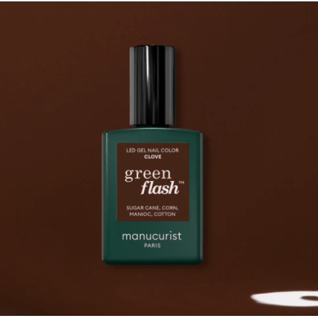 Vernis green flash Clove 15ml Manucurist | Aroma Beauté