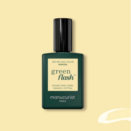 Vernis green flash Mimosa 15ml Manucurist | Aroma Beauté
