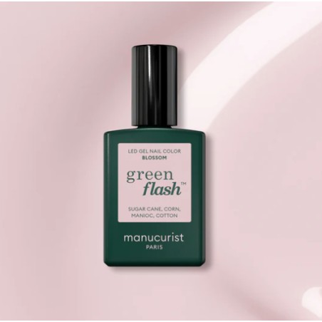 Vernis green flash Blossom 15ml Manucurist | Aroma Beauté