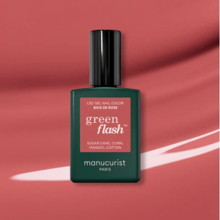 Vernis green flash Bois de Rose 15ml Manucurist | Aroma Beauté