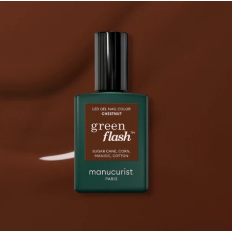 Vernis Green Flash Chestnut 15ml | Manucurist