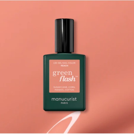 Vernis Green Flash Peach 15ml | Manucurist