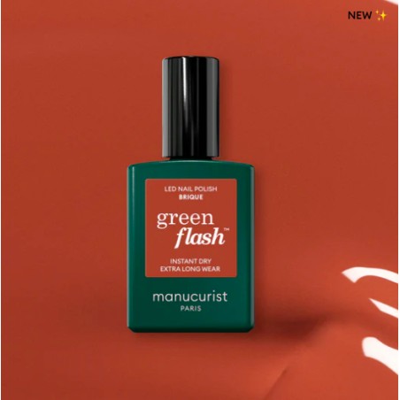 Vernis Green Flash Brique 15ml | Manucurist