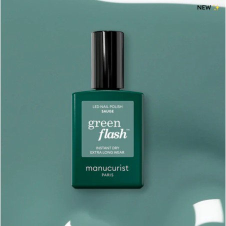 Vernis Green Flash Sauge 15ml | Manucurist
