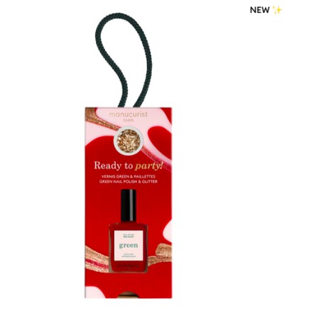 Vernis green Coffret Ornement Noel 15ml Manucurist | Aroma Beauté