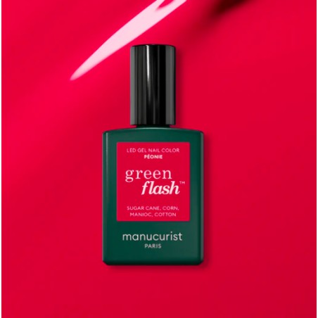 Vernis Green Flash Peonie 15ml | Manucurist