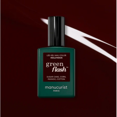 Vernis Green Flash Hollyhock 15ml | Manucurist