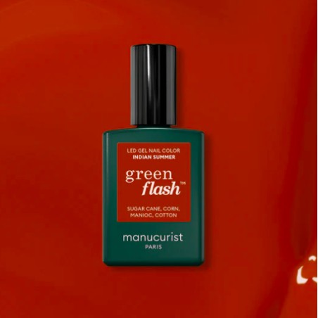 Vernis Green Flash Indian Summer 15ml | Manucurist