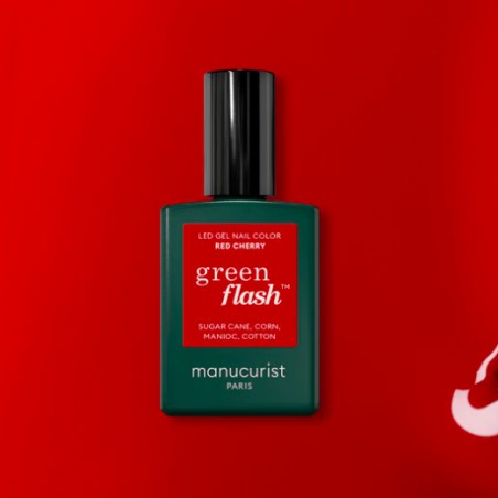 Vernis Green Flash Red Cherry 15ml | Manucurist