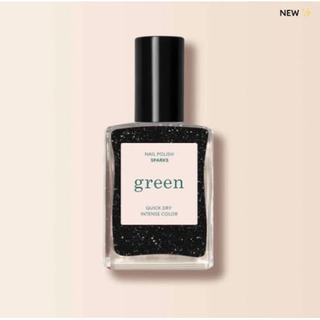 Vernis green SPARKS 15ml Manucurist | Aroma Beauté