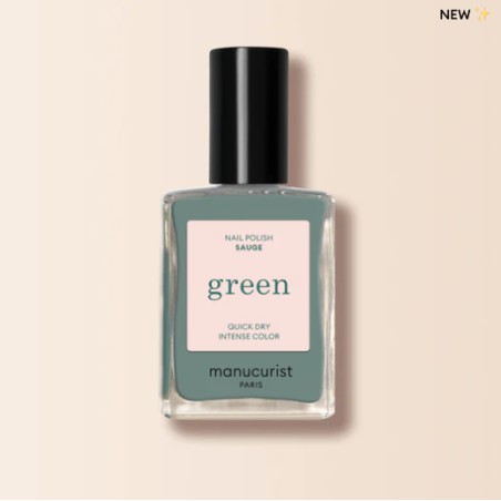 Vernis green SAUGE 15ml Manucurist | Aroma Beauté