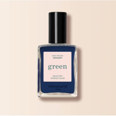 Vernis green MIDNIGHT 15ml Manucurist | Aroma Beauté