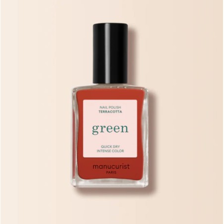 Vernis green Terracotta 15ml Manucurist | Aroma Beauté