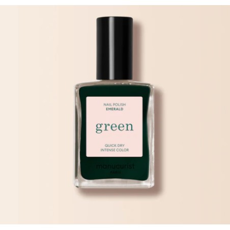 Vernis green Emerald 15ml Manucurist | Aroma Beauté