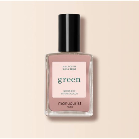 Vernis green Shell Beige 15ml Manucurist | Aroma Beauté