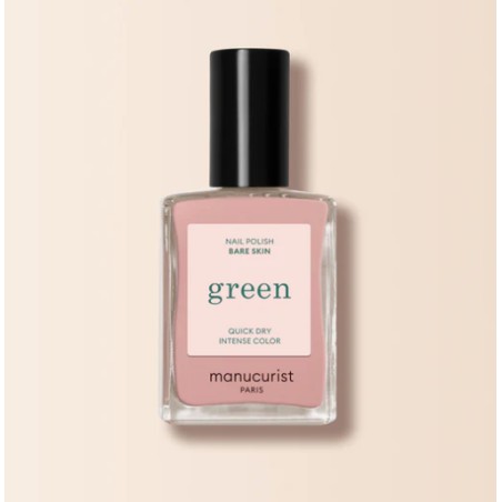 Vernis green Bare Skin 15ml Manucurist | Aroma Beauté