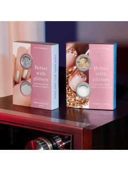 Duo paillettes ROSE GOLD & GLAZED – Manucurist | Aroma Beauté