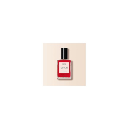 Vernis green POPPY RED 15ml Manucurist | Aroma Beauté