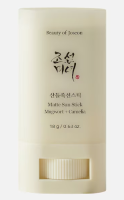 Matte Sun Stick SPF 50 plus 18G BEAUTY OF JOSEON I Aroma beaute