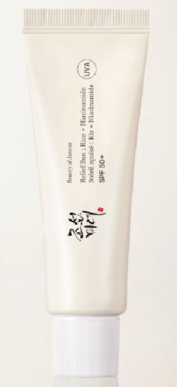 Relief sun rice et niacinamide SPF 50 plus 50ML BEAUTY OF JOSEON I Aroma beaute