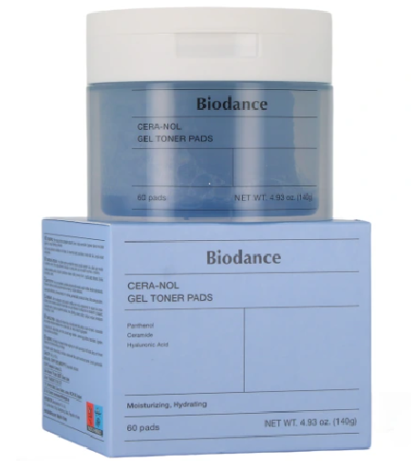 Cera-Nol Gel Toner Pads  Raffermissant et lissant BIODANCE I Aroma beaute