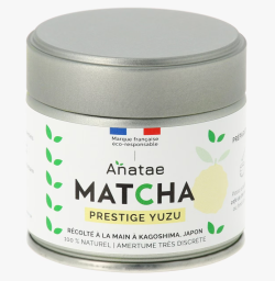 Thé Matcha Prestige saveur Yuzu 30g anatae I Aroma Beauté